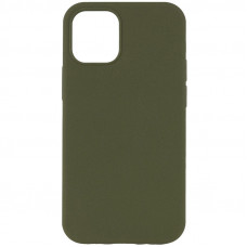 Чехол Silicone Case Full Protective (AA) NO LOGO для Apple iPhone 13 Pro Max (6.7) - Зеленый / Dark Olive