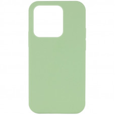 Чехол Silicone Case Full Protective (AA) NO LOGO для Apple iPhone 13 Pro Max (6.7) - Мятный / Mint