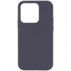 Чехол Silicone Case Full Protective (AA) NO LOGO для Apple iPhone 13 Pro Max (6.7) - Серый / Dark Gray