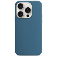 Чохол Silicone Case Full Protective (AA) NO LOGO для Apple iPhone 13 Pro (6.1) - Синій / Blue Jay