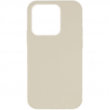 Чехол Silicone Case Full Protective (AA) NO LOGO для Apple iPhone 14 Pro (6.1) - Бежевый / Antigue White