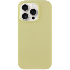 Чехол Silicone Case Full Protective (AA) NO LOGO для Apple iPhone 14 Pro Max (6.7) - Желтый / Mellow Yellow