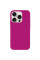 Чехол Silicone Case Full Protective (AA) NO LOGO для Apple iPhone 14 Pro Max (6.7) - Малиновый / Dragon Fruit - фото