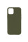 Чохол Silicone Case Full Protective (AA) NO LOGO для Apple iPhone 15 (6.1) - Зелений / Dark Olive - фото
