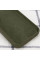 Чохол Silicone Case Full Protective (AA) NO LOGO для Apple iPhone 15 (6.1) - Зелений / Dark Olive - фото