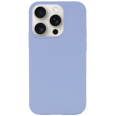 Чехол Silicone Case Full Protective (AA) NO LOGO для Apple iPhone 15 Pro (6.1) - Голубой / Lilac Blue