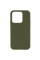 Чехол Silicone Case Full Protective (AA) NO LOGO для Apple iPhone 15 Pro Max (6.7) - Зеленый / Dark Olive - фото