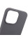 Чехол Silicone Case Full Protective (AA) NO LOGO для Apple iPhone 16 (6.1) - Серый / Dark Gray - фото
