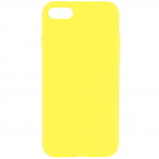 Чехол Silicone Case Full Protective (AA) NO LOGO для Apple iPhone 6/6s (4.7) - Желтый / Yellow