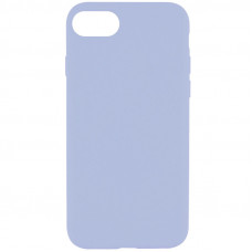 Чехол Silicone Case Full Protective (AA) NO LOGO для Apple iPhone 6/6s (4.7) - Голубой / Lilac Blue