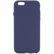 Чехол Silicone Case Full Protective (AA) NO LOGO для Apple iPhone 6/6s (4.7) - Темно-синий / Midnight blue