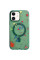 Чохол TPU+PC Flush with MagSafe для Apple iPhone 11 (6.1) - Dark green - фото