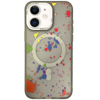 Чохол TPU+PC Flush with MagSafe для Apple iPhone 11 (6.1) - Titanium grey