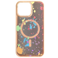 Чохол TPU+PC Flush with MagSafe для Apple iPhone 11 (6.1) - Desert gold