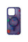 Чохол TPU+PC Flush with MagSafe для Apple iPhone 12 Pro Max (6.7) - Dark purple - фото