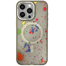 Чохол TPU+PC Flush with MagSafe для Apple iPhone 12 Pro Max (6.7) - Titanium grey