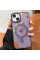 Чохол TPU+PC Flush with MagSafe для Apple iPhone 13 (6.1) - Dark purple - фото