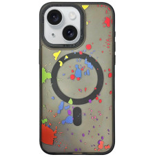 Чохол TPU+PC Flush with MagSafe для Apple iPhone 13 (6.1) - Titanium black