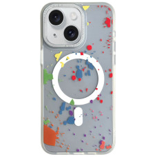 Чохол TPU+PC Flush with MagSafe для Apple iPhone 13 (6.1) - White