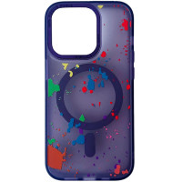 Чехол TPU+PC Flush with MagSafe для Apple iPhone 15 Pro Max (6.7) - Dark purple