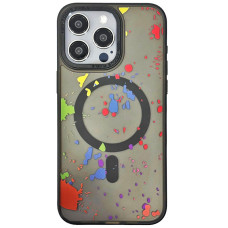 Чехол TPU+PC Flush with MagSafe для Apple iPhone 15 Pro Max (6.7) - Titanium black