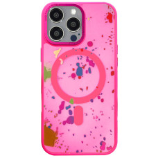 Чохол TPU+PC Flush with MagSafe для Apple iPhone 15 Pro Max (6.7) - Barbie Pink