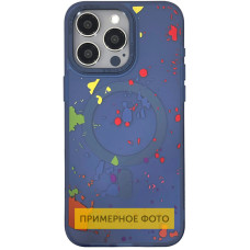 Чохол TPU+PC Flush with MagSafe для Apple iPhone 16 (6.1) - Dark blue