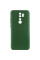 Чохол Silicone Cover Lakshmi Full Camera (AA) для Xiaomi Redmi Note 8 Pro - Зелений / Dark green - фото