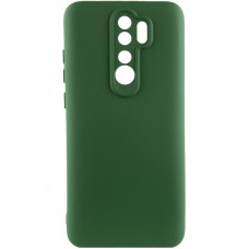 Чохол Silicone Cover Lakshmi Full Camera (AA) для Xiaomi Redmi Note 8 Pro - Зелений / Dark green