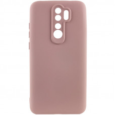 Чехол Silicone Cover Lakshmi Full Camera (AA) для Xiaomi Redmi Note 8 Pro - Розовый / Pink Sand