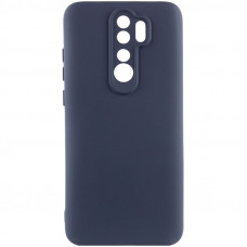 Чохол Silicone Cover Lakshmi Full Camera (AA) для Xiaomi Redmi Note 8 Pro - Синій / Midnight Blue