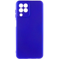 Чохол Silicone Cover Lakshmi Full Camera (AA) для Samsung Galaxy A12 - Синій / Iris