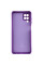 Чохол Silicone Cover Lakshmi Full Camera (AA) для Samsung Galaxy A12 - Фіолетовий / Purple - фото