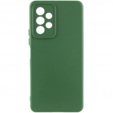 Чехол Silicone Cover Lakshmi Full Camera (AA) для Samsung Galaxy A32 5G / M32 5G - Зеленый / Dark green