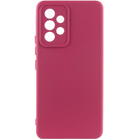 Чохол Silicone Cover Lakshmi Full Camera (AA) для Samsung Galaxy A32 4G - Бордовий / Marsala