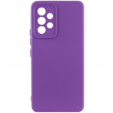 Чехол Silicone Cover Lakshmi Full Camera (AA) для Samsung Galaxy A32 4G - Фиолетовый / Purple