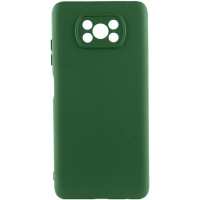 Чохол Silicone Cover Lakshmi Full Camera (AA) для Xiaomi Poco X3 NFC / Poco X3 Pro - Зелений / Dark green