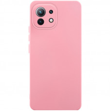 Чохол Silicone Cover Lakshmi Full Camera (AA) для Xiaomi Mi 11 Lite - Рожевий / Pink