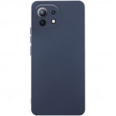 Чохол Silicone Cover Lakshmi Full Camera (AA) для Xiaomi Mi 11 Lite - Синій / Midnight Blue