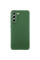 Чохол Silicone Cover Lakshmi Full Camera (AA) для Samsung Galaxy S21 FE - Зелений / Dark green - фото
