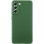 Чохол Silicone Cover Lakshmi Full Camera (AA) для Samsung Galaxy S21 FE - Зелений / Dark green