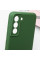 Чохол Silicone Cover Lakshmi Full Camera (AA) для Samsung Galaxy S21 FE - Зелений / Dark green - фото