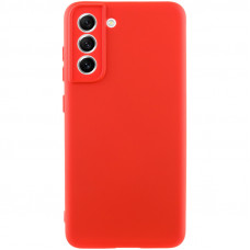 Чехол Silicone Cover Lakshmi Full Camera (AA) для Samsung Galaxy S21 FE - Красный / Red