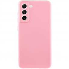 Чехол Silicone Cover Lakshmi Full Camera (AA) для Samsung Galaxy S21 FE - Розовый / Pink