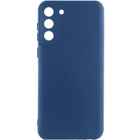 Чехол Silicone Cover Lakshmi Full Camera (AA) для Samsung Galaxy S21 FE - Синий / Navy Blue