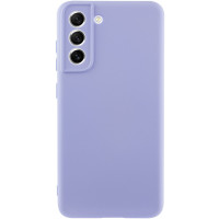 Чехол Silicone Cover Lakshmi Full Camera (AA) для Samsung Galaxy S21 FE - Сиреневый / Dasheen