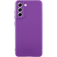 Чохол Silicone Cover Lakshmi Full Camera (AA) для Samsung Galaxy S21 FE - Фіолетовий / Purple