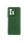 Чехол Silicone Cover Lakshmi Full Camera (AA) для Xiaomi 11T / 11T Pro - Зеленый / Dark green - фото