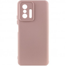 Чехол Silicone Cover Lakshmi Full Camera (AA) для Xiaomi 11T / 11T Pro - Розовый / Pink Sand