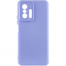 Чехол Silicone Cover Lakshmi Full Camera (AA) для Xiaomi 11T / 11T Pro - Сиреневый / Dasheen